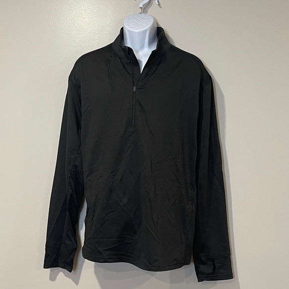 SALE: NWOT PPI Sports Black Quarter Zip Jacket 2X - Picture 1 of 5